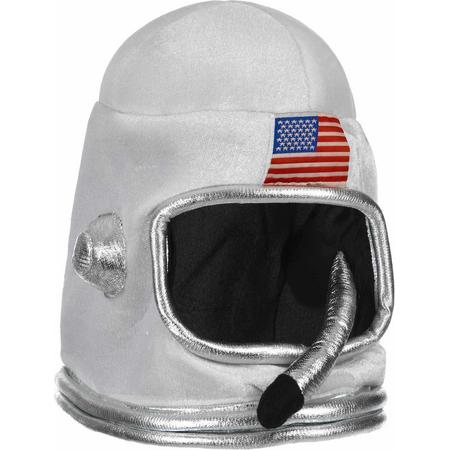 WELLY INTERNATIONAL - Zilverkleurige astronaut helm voor kinderen - Hoeden > Helmen